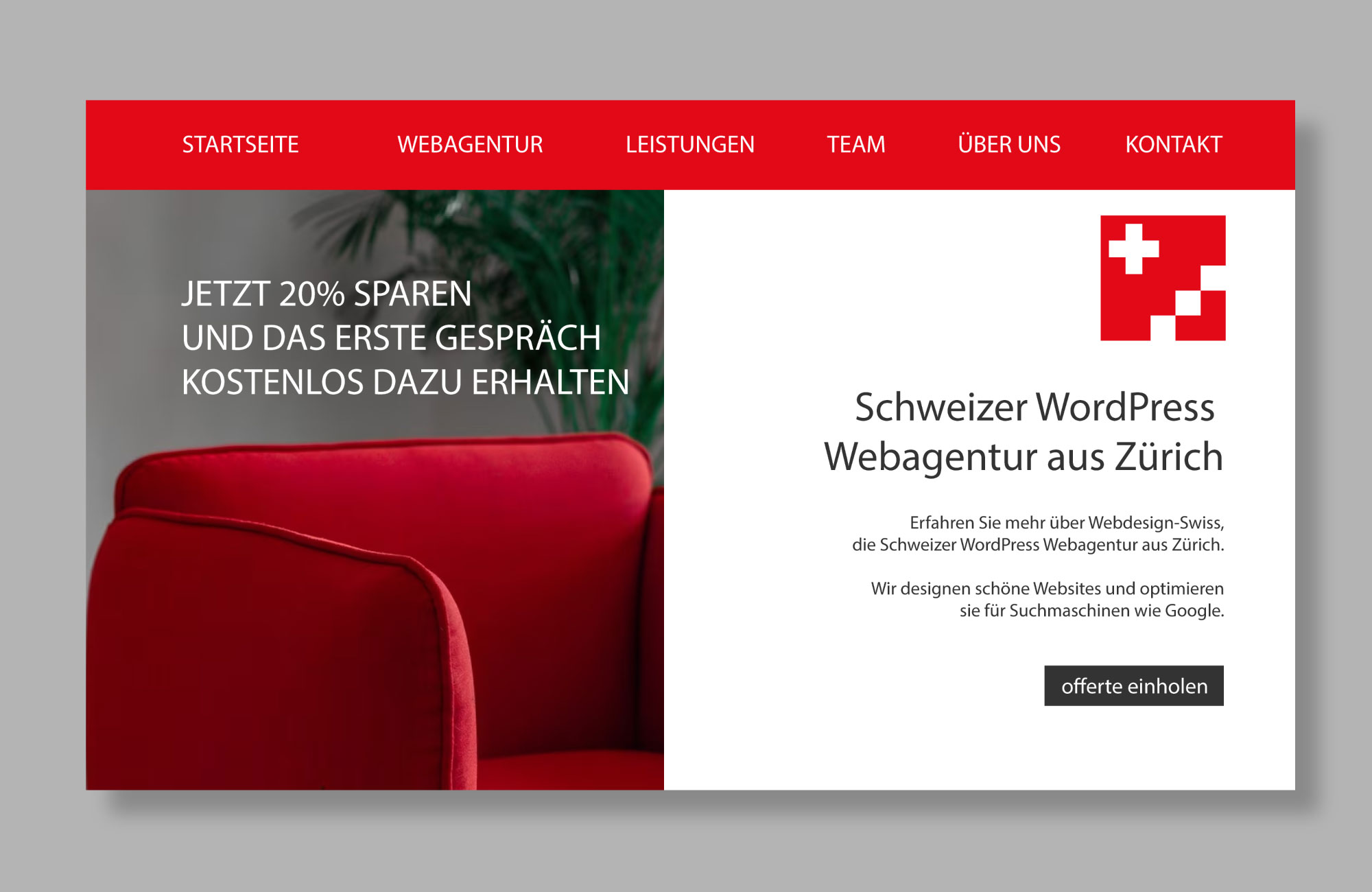 Schweizer WordPress Webagentur aus Zürich